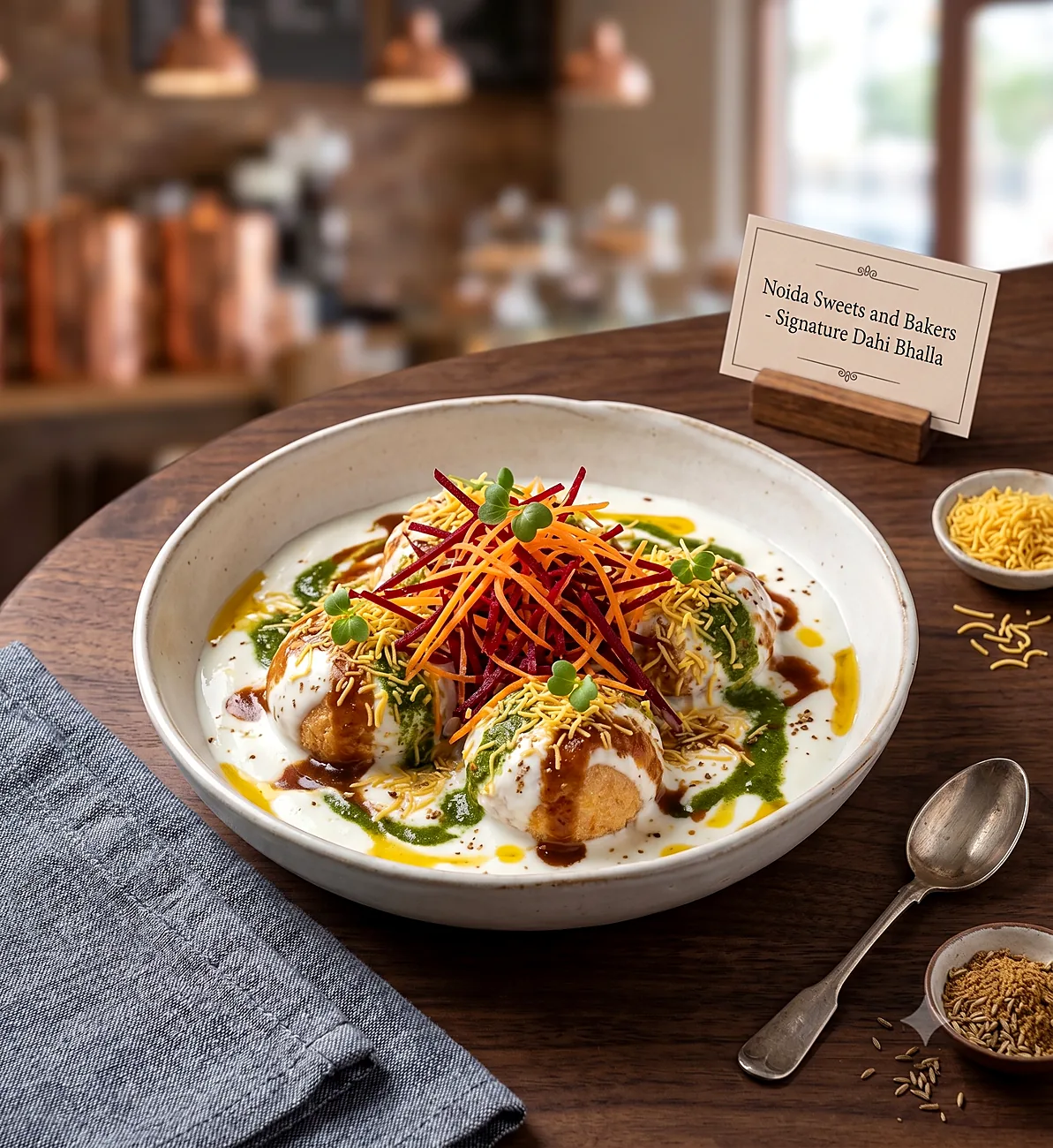 Signature dahi bhalla bowl — our photo